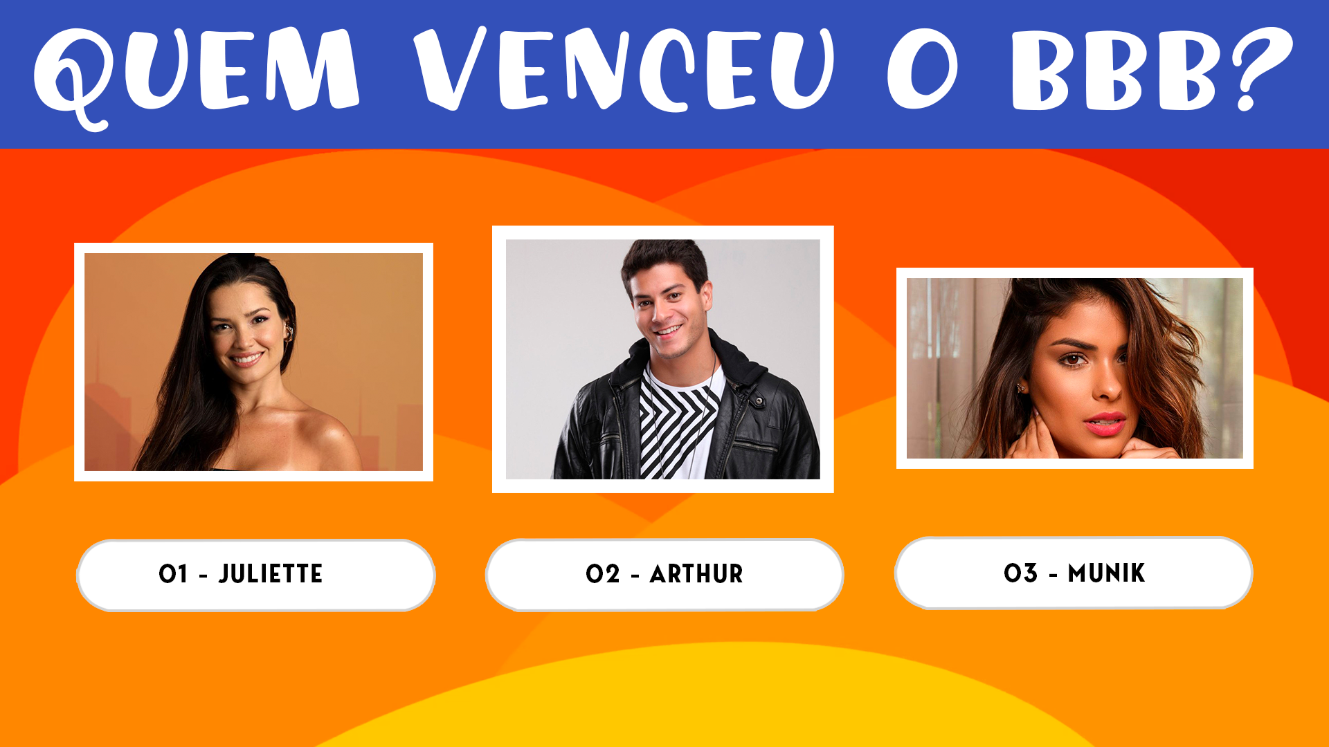 QUIZ BBB Jogo de Ganhadores do Big Brother Brasil