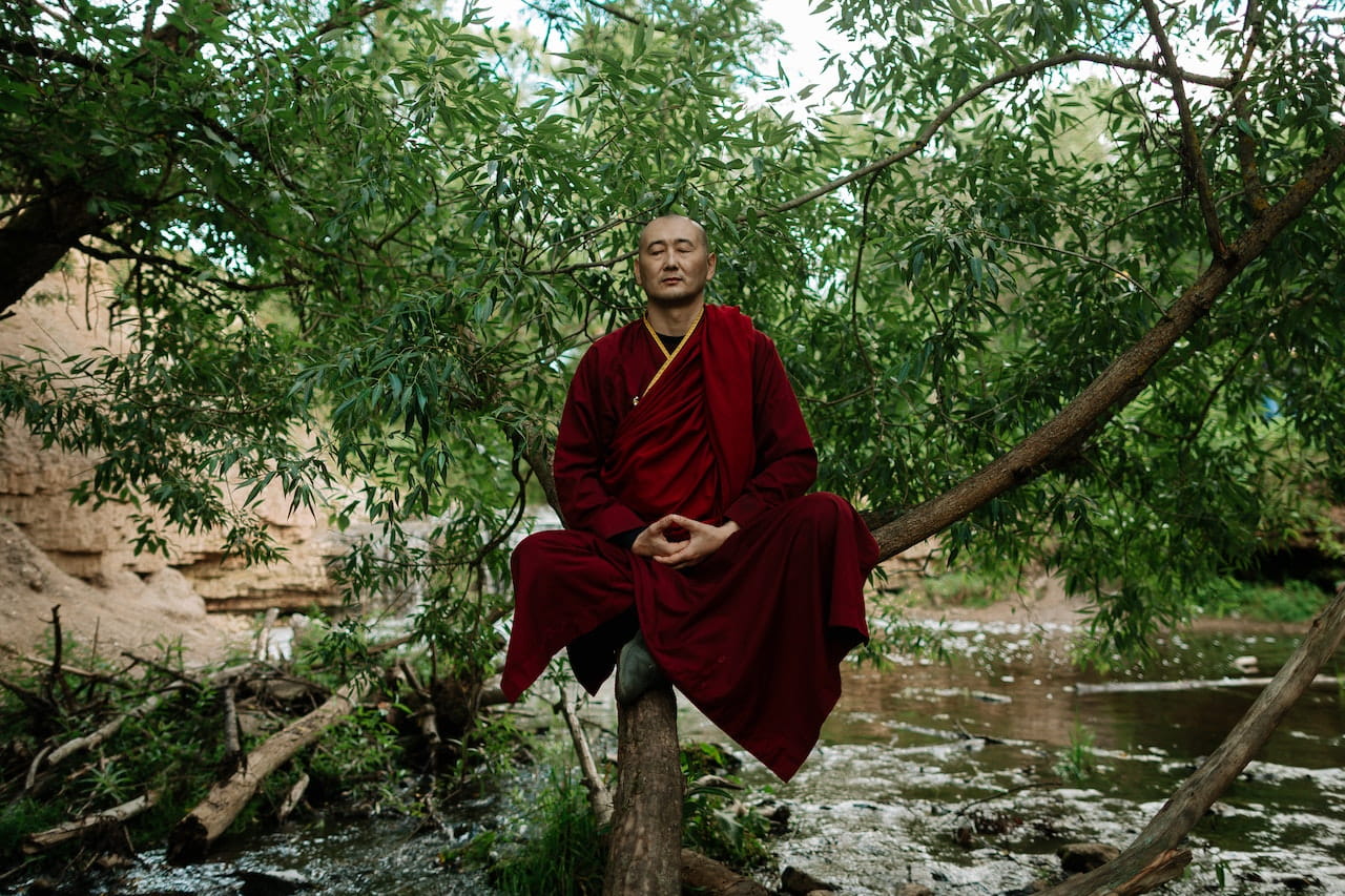 Aplicativo de meditação budista